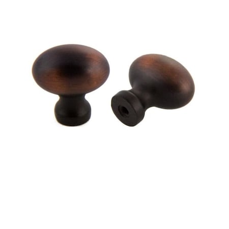 Crown 1-1/4" Football Cabinet Knob Oil Rubbed Bronze Finish CHK8399010B